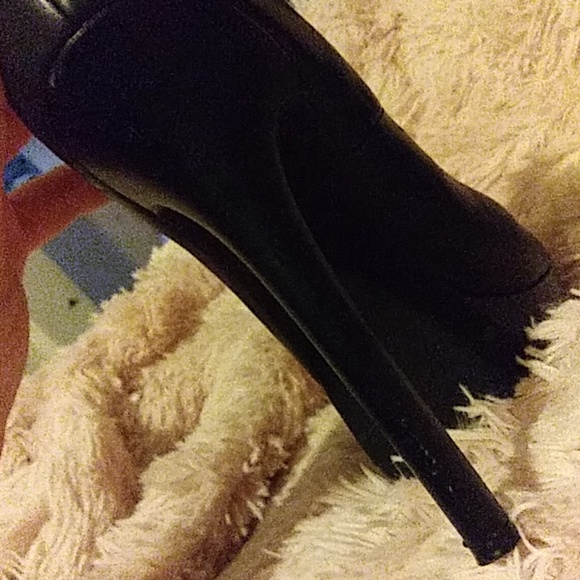 Jessica Simpson 100% leather Black 👠 TRADES WELC - Picture 2 of 4